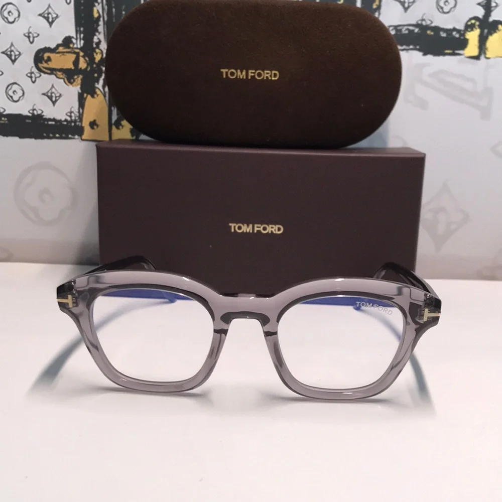 New Authentic Tom Ford Gray Eyeglasses TF5961-B 020